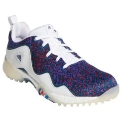 Adidas Women's Codechaos 21 Golf Shoes White/Marine/Scarlet -Silver Putters adidas women s codechaos 21 golf shoes white marine scarlet toe