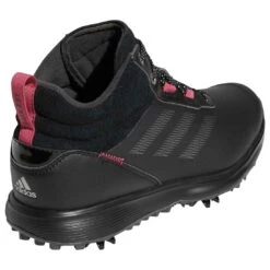 Adidas Women's S2G Mid-Cut Golf Shoes Black -Silver Putters adidas womens s2g mid cut golf shoes black heel itempicture