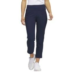 Adidas Women's Ultimate365 Ankle Pants 13 Adidas Women's Ultimate365 Ankle Pants -Silver Putters adidas womens ultimate365 ankle pants collegiate navy front itempicture