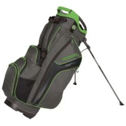 BagBoy Chiller Hybrid Stand Bag -Silver Putters bagboy 2022 chiller hybrid stand bag charcoal lime black itempicture 1