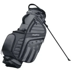 BagBoy HB-14 Hybrid Stand Bag -Silver Putters bagboy 2022 hb 14 hybrid bag charcoal stars stripes itempicture