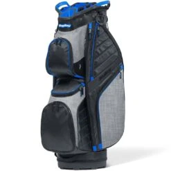 BagBoy CB-15 Cart Bag -Silver Putters bagboy 2024 cb 15 cart bag black heather grey royal itempicture