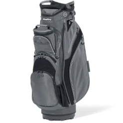 BagBoy Chiller Cart Bag -Silver Putters bagboy 2024 chiller cart bag charcoal black white itempicture