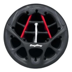 BagBoy Revolver XP Cart Bag -Silver Putters bagboy 2024 revolver xp cart bag charcoal black red top itempicture