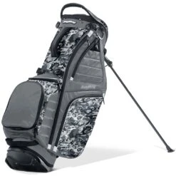 BagBoy HB-14 Hybrid Stand Bag -Silver Putters bayboy 2024 hb 14 hybrid stand bag charcoal camo itempicture