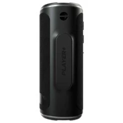 Blue Tees Golf Player+ GPS Speaker -Silver Putters blue tees golf player plus gps speaker black back itempicture