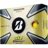 Bridgestone 2023 E12 Contact Matte Yellow Golf Balls -Silver Putters bridgestone 2023 e12 contact matte yellow golf balls hero itempicture
