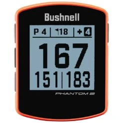 Bushnell Phantom 2 Golf GPS -Silver Putters bushnell phantom 2 golf gps orange front