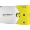 Callaway Superfast Bold Yellow 15-Pack Personalized Golf Balls