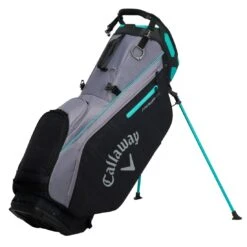 Callaway 2023 Fairway 14 Stand Bag -Silver Putters callaway 2023 fairway 14 stand bag charcoal black plaid teal itempicture