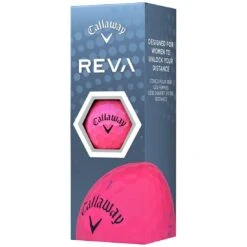 Callaway Women's REVA Pink Golf Balls -Silver Putters callaway 2023 womens reva pink golf balls sleeve itempicture