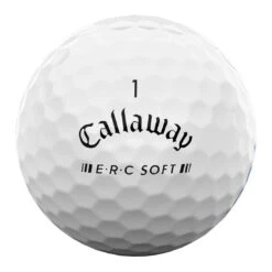Callaway ERC Soft Personalized Golf Balls -Silver Putters callaway 23 erc soft white golf balls front stamp itempicture