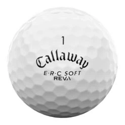 Callaway Women's ERC Soft REVA Golf Balls 8 Callaway Women's ERC Soft REVA Golf Balls -Silver Putters callaway 23 womens erc soft reva golf balls front stamp v2 itempicture 1