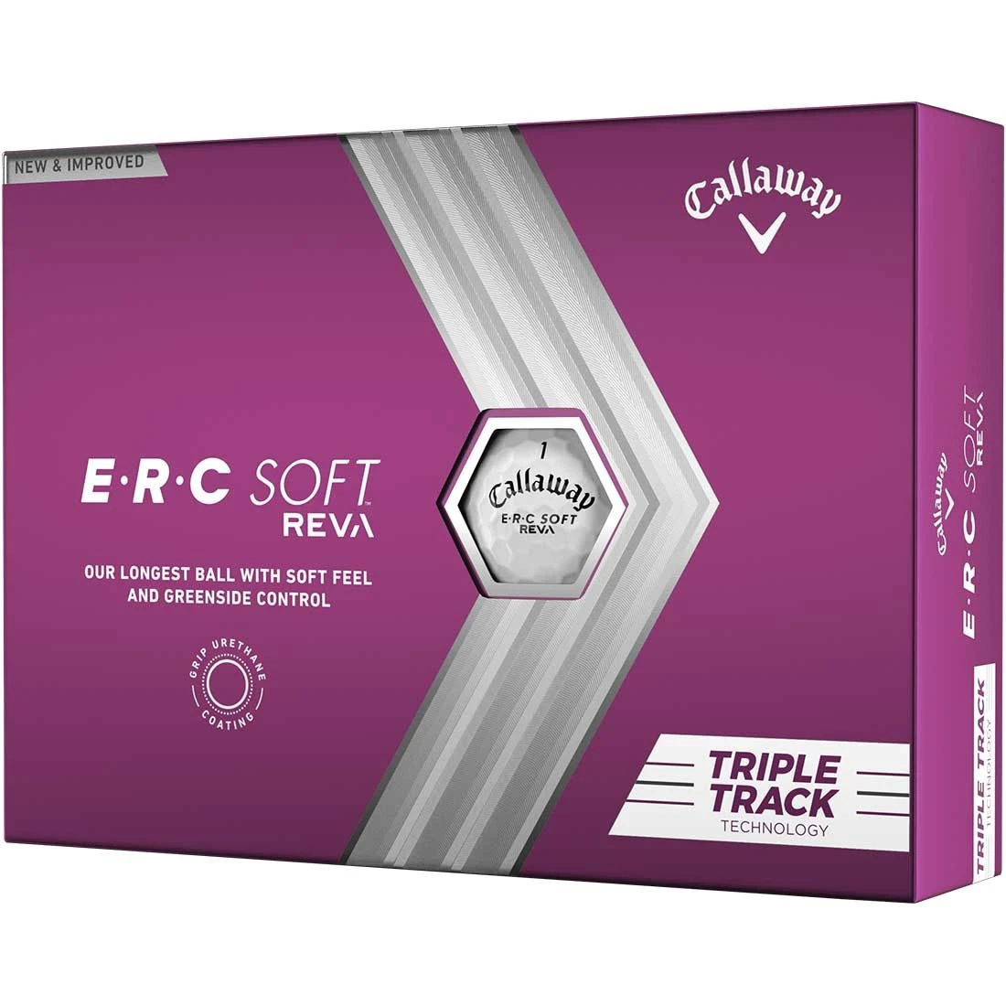 Callaway Women's ERC Soft REVA Golf Balls 3 Callaway Women's ERC Soft REVA Golf Balls