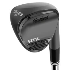 Cleveland RTX Full-Face Black Satin Wedge -Silver Putters cleveland rtx full face black satin wedge 3quarter itempicture