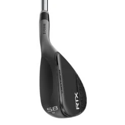 Cleveland RTX Full-Face Black Satin Wedge -Silver Putters cleveland rtx full face black satin wedge top itempicture