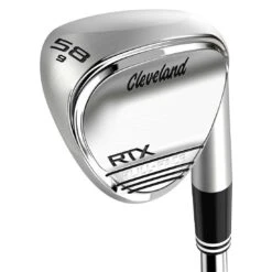 Cleveland RTX Full-Face Tour Satin Wedge -Silver Putters cleveland rtx full face tour satin wedge 3 qtr