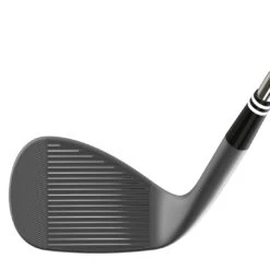 Cleveland RTX ZipCore Black Satin Wedge - Pre-Owned -Silver Putters cleveland rtx zipcore black satin wedge face view