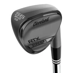 Cleveland RTX ZipCore Black Satin Wedge -Silver Putters cleveland rtx zipcore black satin wedge 20