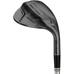 Cleveland Women's Smart Sole 4 Black Satin S Wedge -Silver Putters cleveland smart sole 4 black satin s wedge back itempicture