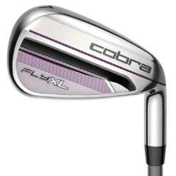 Cobra Women's Fly-XL Complete Set Silver/Plum W/ Cart Bag -Silver Putters cobra womens fly xl set silver plum iron