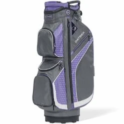 Datrek DG Lite II Cart Bag -Silver Putters datrek dg lite ii cart bag charcoal lavender white dots itempicture