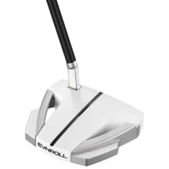 Evnroll EV12 White Inline Slant Putter -Silver Putters evnroll ev12 white inline slant putter back itempicture