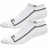 FootJoy Women's ProDry Low Cut Socks (2 Pairs) -Silver Putters footjoy 2024 womens prodry low cut socks 2 pack white itempicture