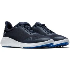 FootJoy FJ Flex Golf Shoes Navy 13 FootJoy FJ Flex Golf Shoes Navy -Silver Putters footjoy fj flex golf shoes navy 56140 pair itempicture