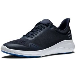 FootJoy FJ Flex Golf Shoes Navy 10 FootJoy FJ Flex Golf Shoes Navy -Silver Putters footjoy fj flex golf shoes navy 56140 toe itempicture
