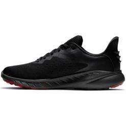 FootJoy Flex XP Golf Shoes Black -Silver Putters footjoy fj flex xp golf shoes black 56279 side itempicture