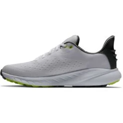 FootJoy Flex XP Golf Shoes White/Lime -Silver Putters footjoy fj flex xp golf shoes white lime 56280 side itempicture