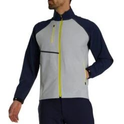 FootJoy HydroTour Rain Jacket 17 FootJoy HydroTour Rain Jacket -Silver Putters footjoy hydrotour rain jacket navy grey itempicture