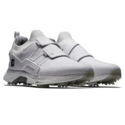 FootJoy HyperFlex Carbon BOA Golf Shoes White/Grey -Silver Putters footjoy hyperflex carbon boa golf shoes white grey 51121 pair itempicture