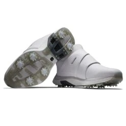 FootJoy HyperFlex Carbon BOA Golf Shoes White/Grey -Silver Putters footjoy hyperflex carbon boa golf shoes white grey 51121 pair2 itempicture