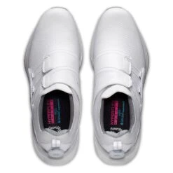 FootJoy HyperFlex Carbon BOA Golf Shoes White/Grey -Silver Putters footjoy hyperflex carbon boa golf shoes white grey 51121 top itempicture