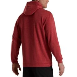 FootJoy Lightweight Hoodie -Silver Putters footjoy lightweight hoodie heather crimson back itempicture