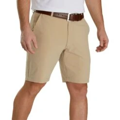 FootJoy Lightweight Shorts -Silver Putters footjoy lightweight shorts khaki front itempicture