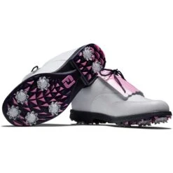 FootJoy Women's Premiere Series Issette Golf Shoes White/Pink -Silver Putters footjoy premiere series issette golf shoes white pink 99044 combo itempicture