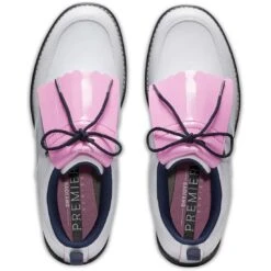 FootJoy Women's Premiere Series Issette Golf Shoes White/Pink -Silver Putters footjoy premiere series issette golf shoes white pink 99044 top itempicture