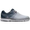 FootJoy Pro SL Sport Golf Shoes White/Blue Fog -Silver Putters footjoy pro sl sport golf shoes white blue fog 53854 profile itempicture