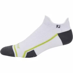 FootJoy Tech D.R.Y. Roll Tab Socks -Silver Putters footjoy tech dry roll tab socks white itempicture