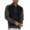 FootJoy Tech Sweater -Silver Putters footjoy tech sweater black heather charcoal front itempicture