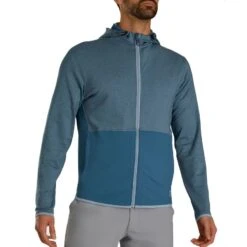 FootJoy ThermoSeries Full Zip Hoodie 9 FootJoy ThermoSeries Full Zip Hoodie -Silver Putters footjoy thermoseries full zip hoodie slate itempicture