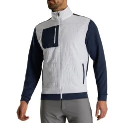 FootJoy ThermoSeries Hybrid Jacket -Silver Putters footjoy thermoseries hybrid jacket white navy itempicture