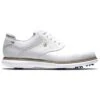 FootJoy Traditions Golf Shoes White -Silver Putters footjoy traditions golf shoes white white profile itempicture
