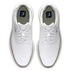 FootJoy Traditions Golf Shoes White -Silver Putters footjoy traditions golf shoes white white tops itempicture