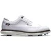 FootJoy Traditions Wing Tip Golf Shoes White/Navy/Grey