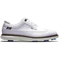 FootJoy Traditions Wing Tip Golf Shoes White/Navy/Grey