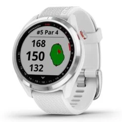 Garmin Approach S42 GPS Golf Smartwatch -Silver Putters garmin approach s42 gps gold watch silver white